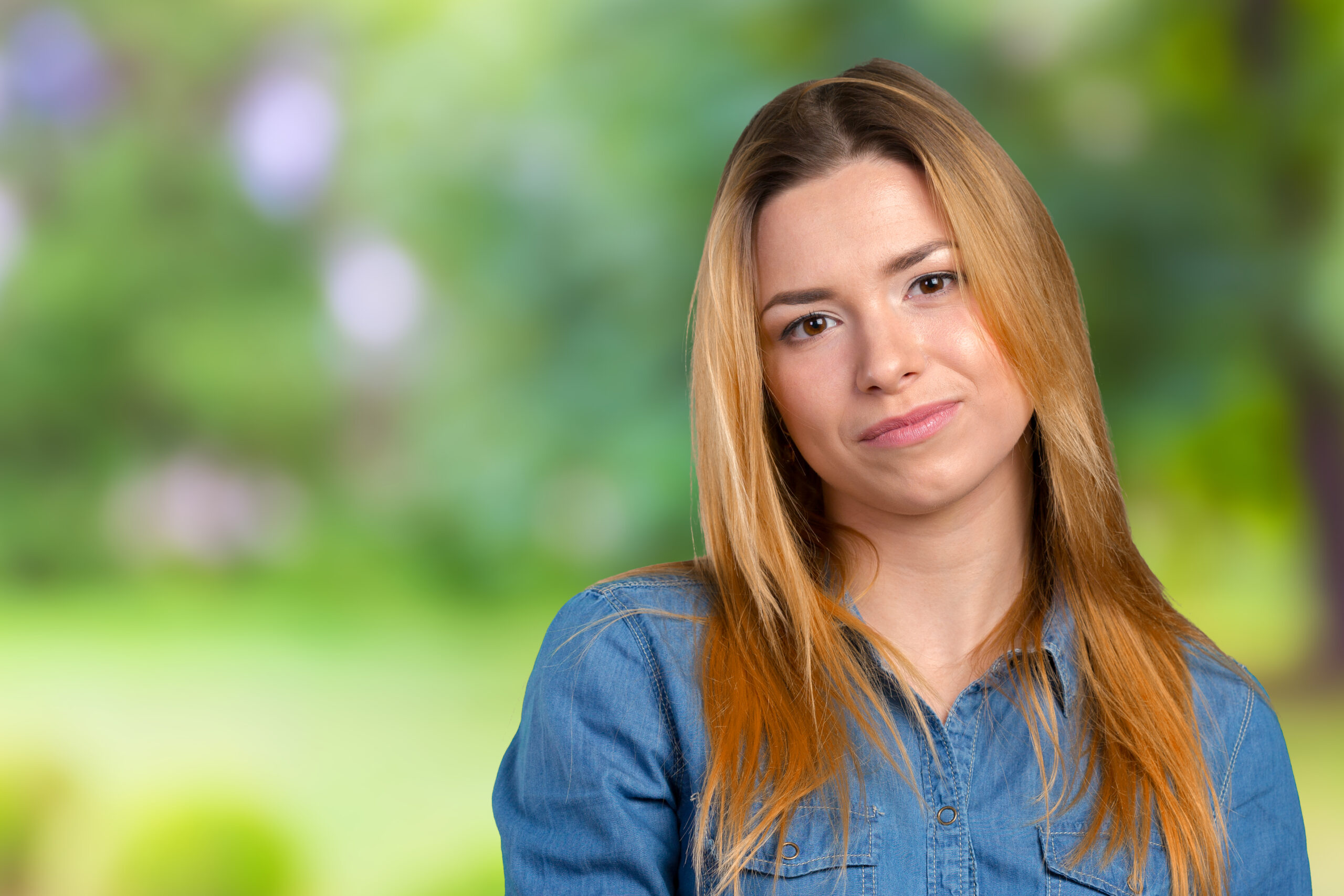 portrait happy smiling young beautiful woman scaled